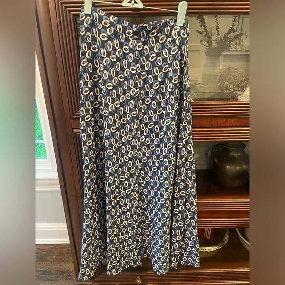 Ralph Lauren Polo Midi Geometric Equestrian Print Skirt - Picture 5 of 12